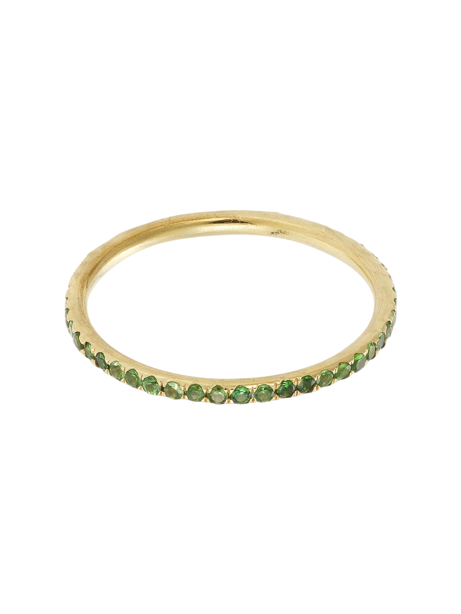 Thread Band With Tsavorites